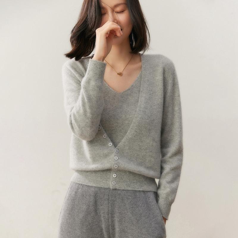 Qinghe 100% Pure Cashmere Women's Sweater - Ultra Soft Luxury Winter Pullover