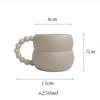 250ml Creative Ceramic Mug Cute Coffee Cup Breakfast Milk Cup Nordic Home Decor Handmade Art Afternoon Tea Cup Couple Gifts