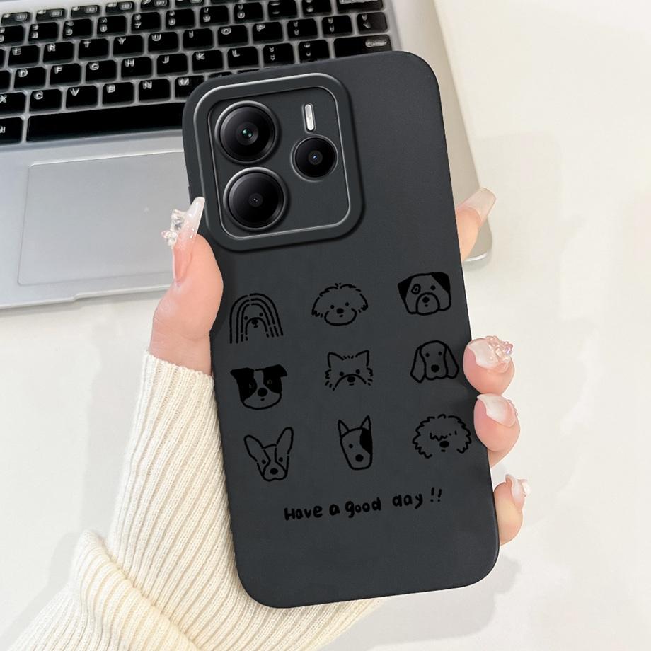 For Xiaomi Redmi Note 14 Pro Plus / Redmi Note 14 14s Note14 Pro Phone Case Silicone Soft Back Cover Dragon Cat Flower Butterfly
