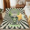 1PC Custom Name Alien Invasion Poster Theme Floor Mat Ideal for Living Room, Game Rooms, Office, Bedroom Floor Mat Playful Design