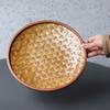Tavă de Fructe Țesută Manual din Bambus, Tavă Japoneză pentru Pâine Dim Sum, Coș de Depozitare de Birou pentru Uz Casnic, Tavă pentru Gustări Fructe Uscate Mărunțișuri