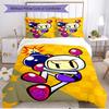 3pcs Duvet Cover Set (1*Duvet Cover + 2*Pillowcase, Without Core), Game MAN Print Soft All‑Season Bedding Set, Home Bedroom Decor Gift