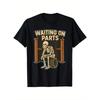 European Sizes Funny Wheelchair Skeleton Graphic T-Shirt - Soft Breathable Relaxed Men's Tee Accessory Design,Vintage Tee Tops for Men