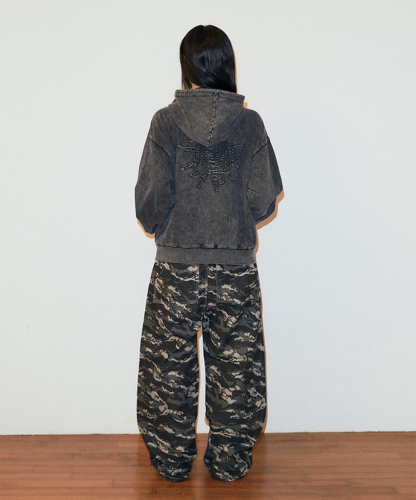 MAHAGRID Tiger Camo Wide Pants Khaki(Mg2Gsmpa11A)