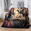 1pc Whirling Hummingbirds Blanket, Soft Throw Blanket for Room Decor, Perfect Gift for and and Fans .K101