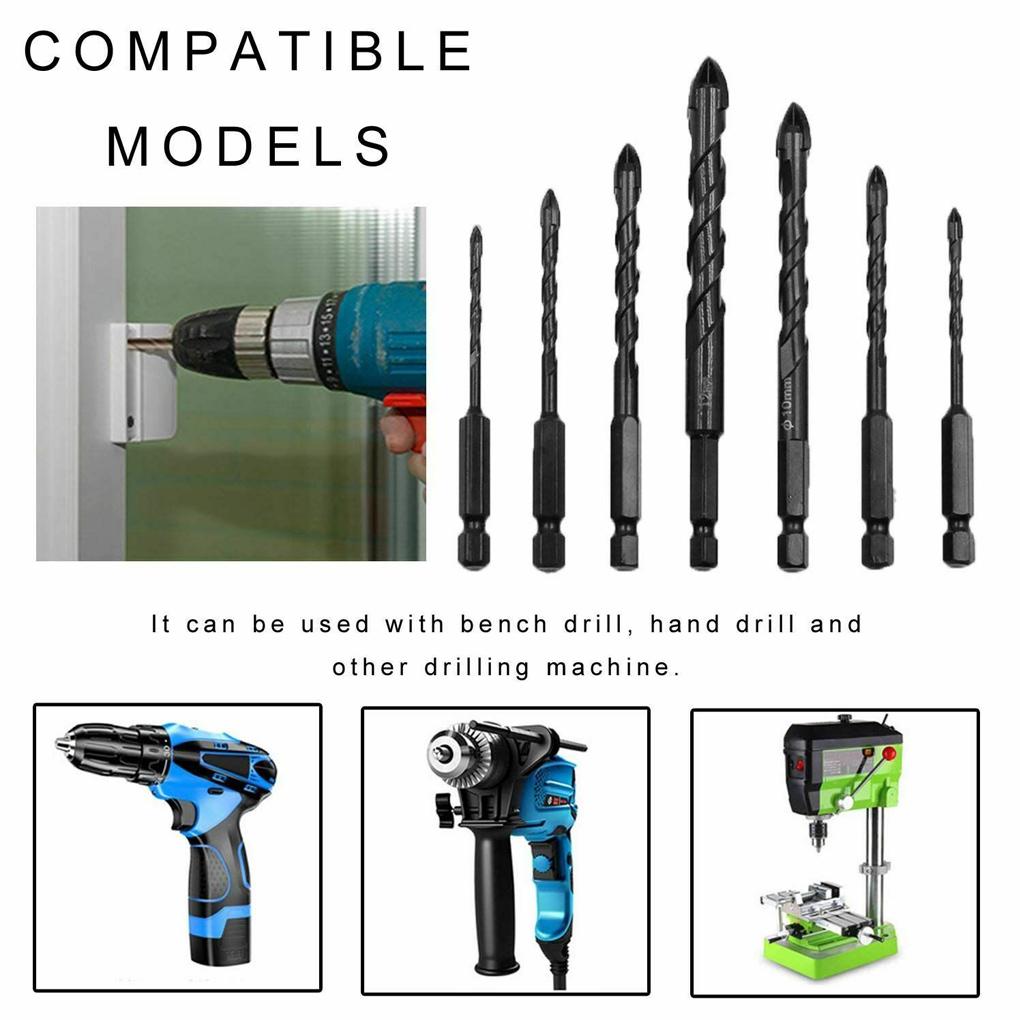 Tile Drill Bits Woodworking Ceramic Hole Opener Portable Reusable
