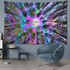 Kleurrijk Maanbos Wandkleed Abstract Hekserij Mysterieuze Nachtscène Slaapkamer Woonkamer Eenvoudige Huisdecoratie