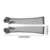 Summer Long Tulle Gloves Ultra Thin Lace Full Finger Mittens  for Women Girls Wedding