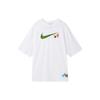 Nike Sportswear Swoosh Cartoon Print Loose Fit Crew Neck T-Shirt Women Tops White FN3711-100