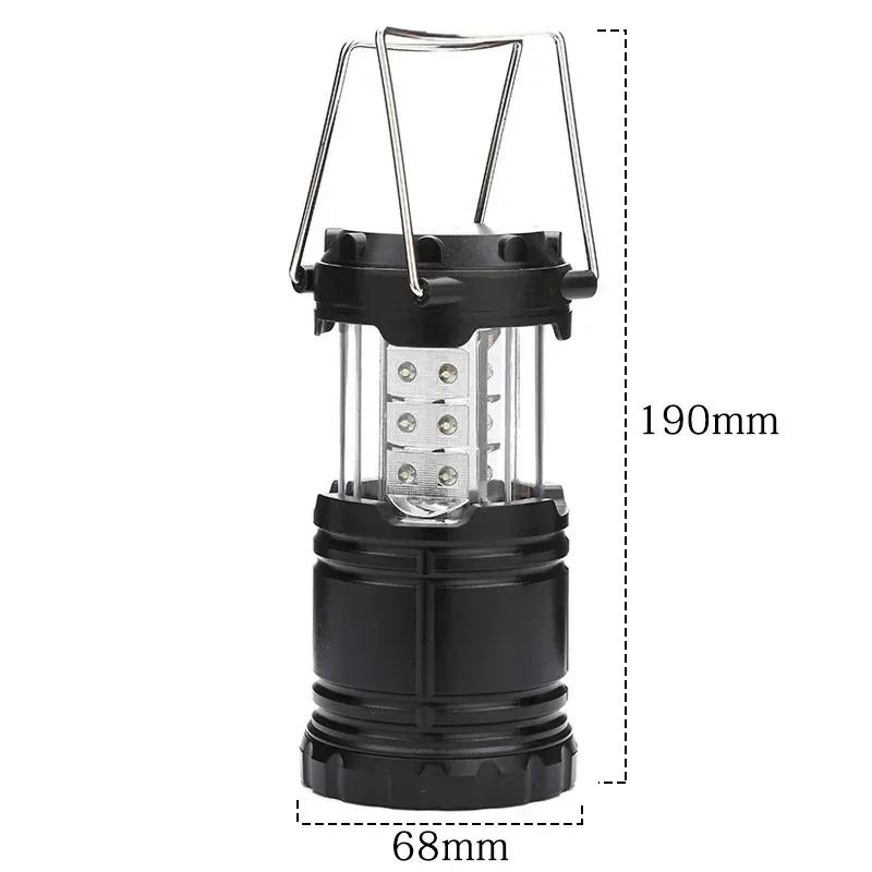 LED Mini Tent Lamp Portable Lantern Telescopic Torch Camping Lantern Waterproof Emergency Outdoor Light Camping Special Purpose