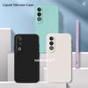 Flüssigsilikonhülle für OnePlus Nord CE4 Lite CE3 Lite Nord N30 Matt Original Flüssig Stoßfest Gerader Rand Ultradünn Schützende Weiche Abdeckung Schale