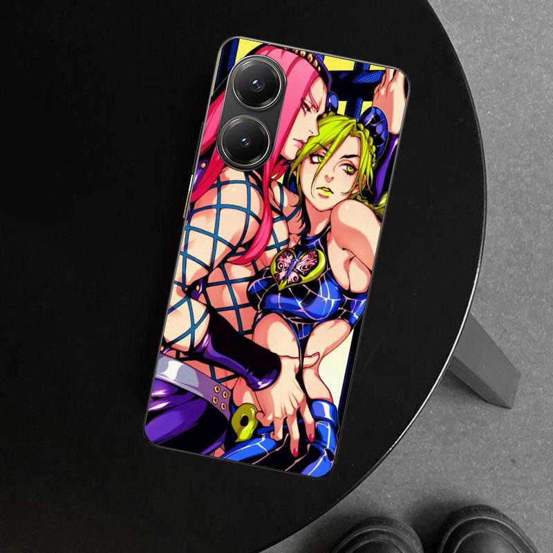 Coque de téléphone JoJo's Bizarre Adventure Jolyne Cujoh pour Xiaomi Poco X6 X5 X7 Pro F7 Ultra Redmi 15C 15 13C 13 12C 12 10C 10 1