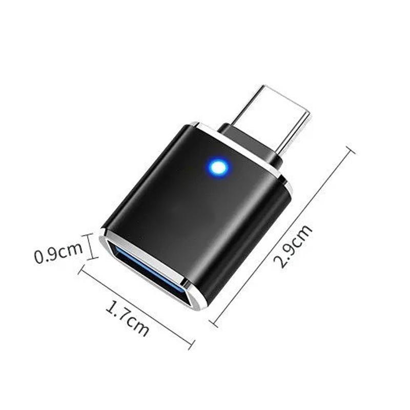 Adapter Type C To USB 3.0 OTG Adapter Connector Type C OTG Conventer For Porsche 918 911 Taycan Panamera Cayenne Boxster Sticker Sedn90