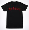 Alice In Chains Logotyp T-shirt Grunge Metalband Röd Text Svart T-shirt