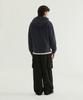 COVERNAT Small Logo Zip-Up Hoodie Heather Grey