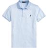 Polo Ralph Lauren Polo à Manches Courtes Rayé avec Logo Brodé Homme Hauts Bleu Clair MNPOKNI1N821155-400