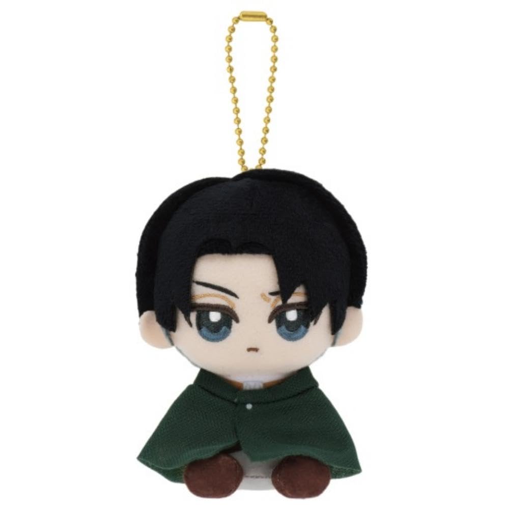 Attack On Titan Levi Chibi Plush Sitting Mascot