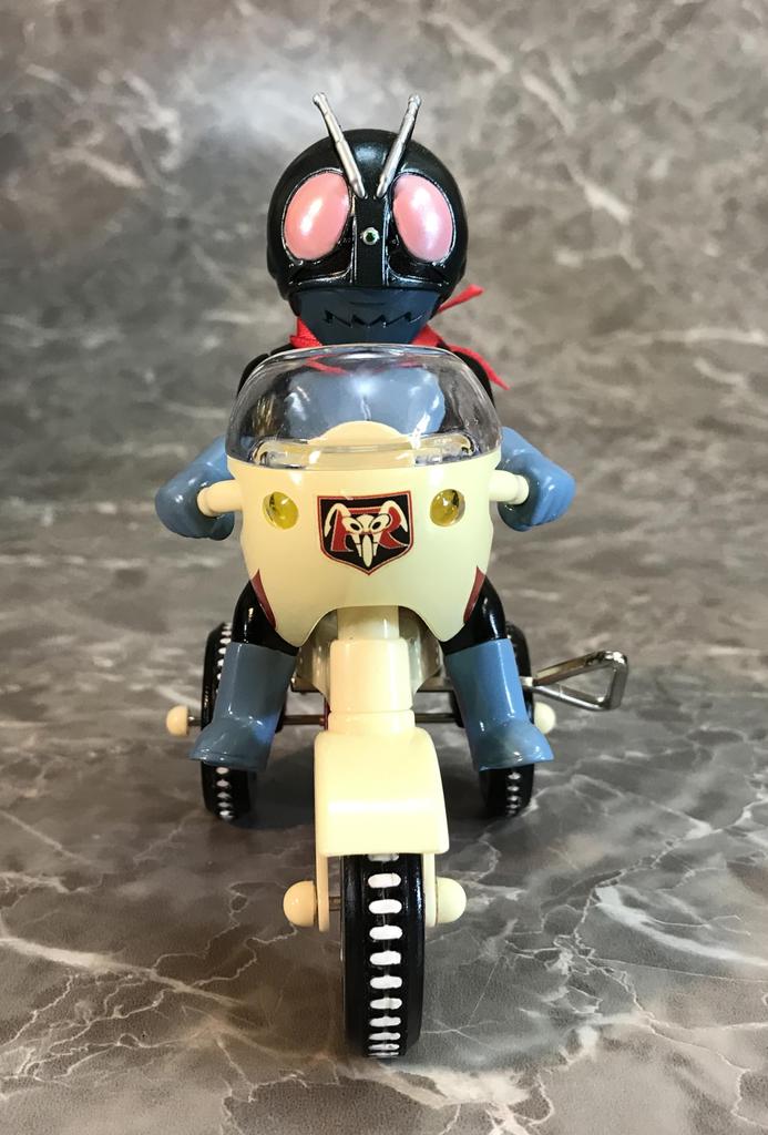 Tricycle Art Storm EX – Kamen Rider (Original N°1, Type B), Figurine de Tricycle à Remonter Non Échelle