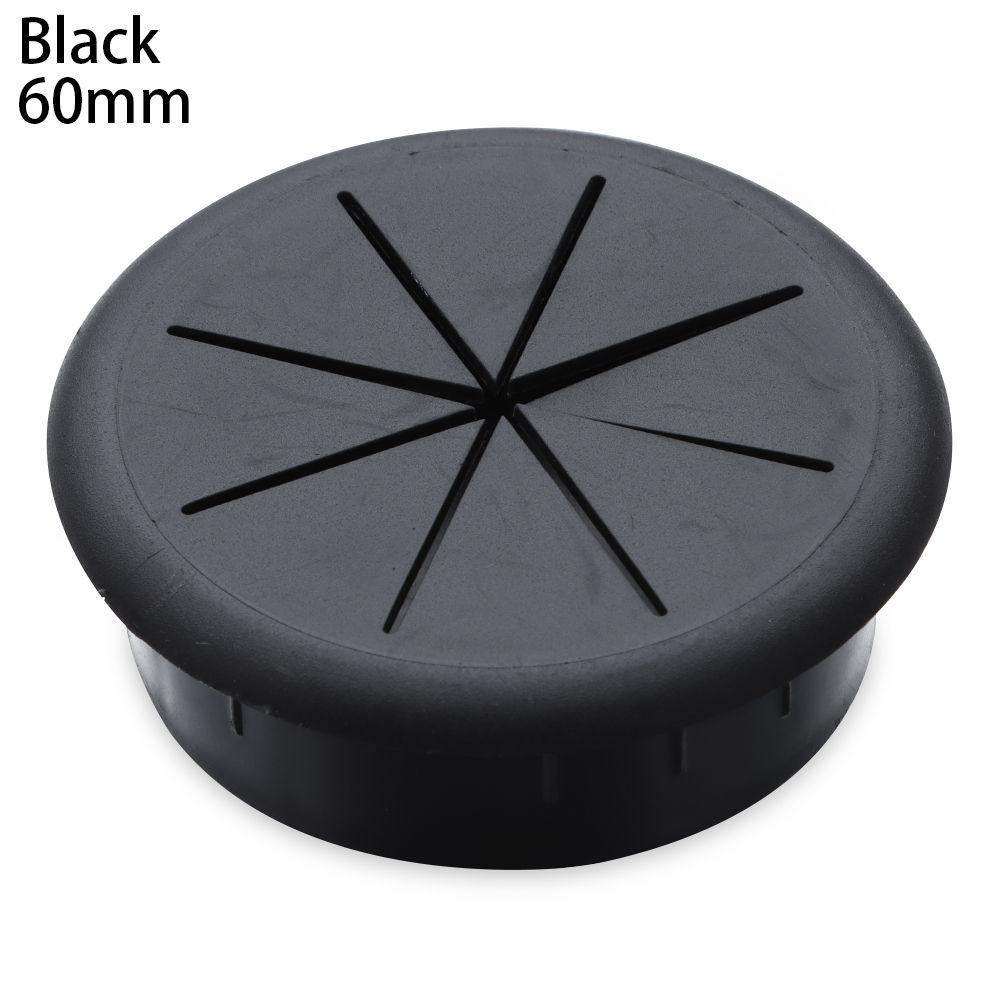 Table Furniture Cable Passing Wire Hole Cover Desk Cord Grommet Cable Organizer Line Outlet Port