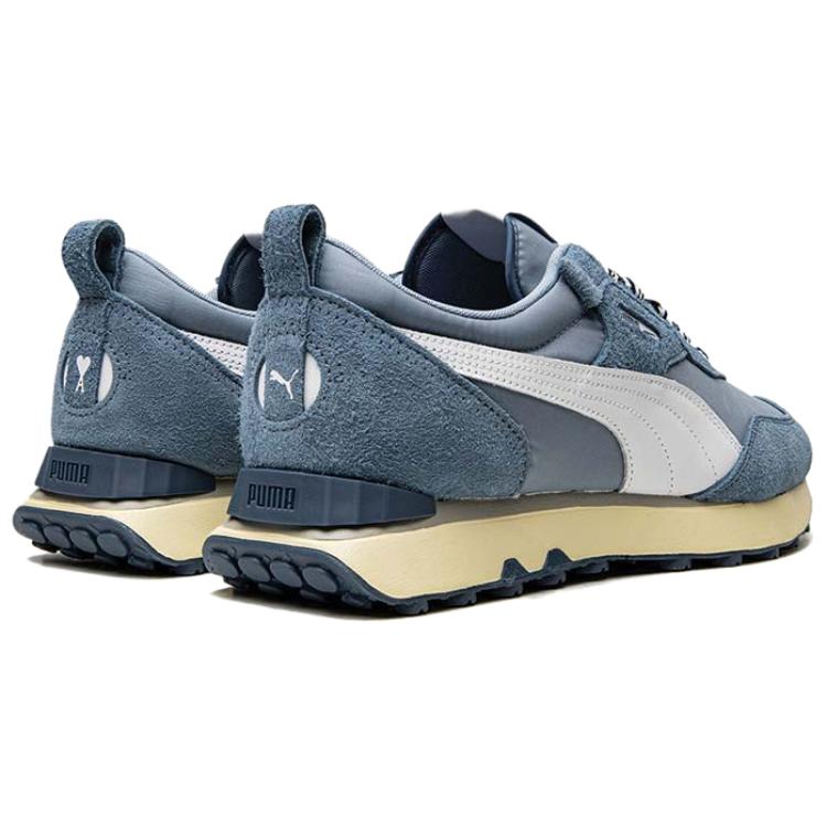 Adidași Unisex AMI x Puma Rider FV Stellar Faded Denim Albastru Alb 386668-01
