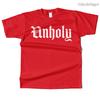 Unisexs Cotton Unholy Champion Graphic High Quality T Shirt Street Casual Style Tee for Unisex and Women