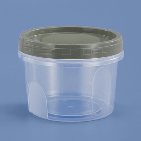 Set di 2 contenitori ermetici per congelatore con coperchi a vite da 400/500/700 ml, contenitore per alimenti sigillato senza BPA per la preparazione dei pasti in cucina, contenitore rotondo a prova di perdite.