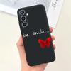 Soft Silicone Cases For Samsung Galaxy A54 5G A53 5G Case Samsung a23 4G 5G A12 A125F Bumper Shell Black Cat Stylish Coques Etui
