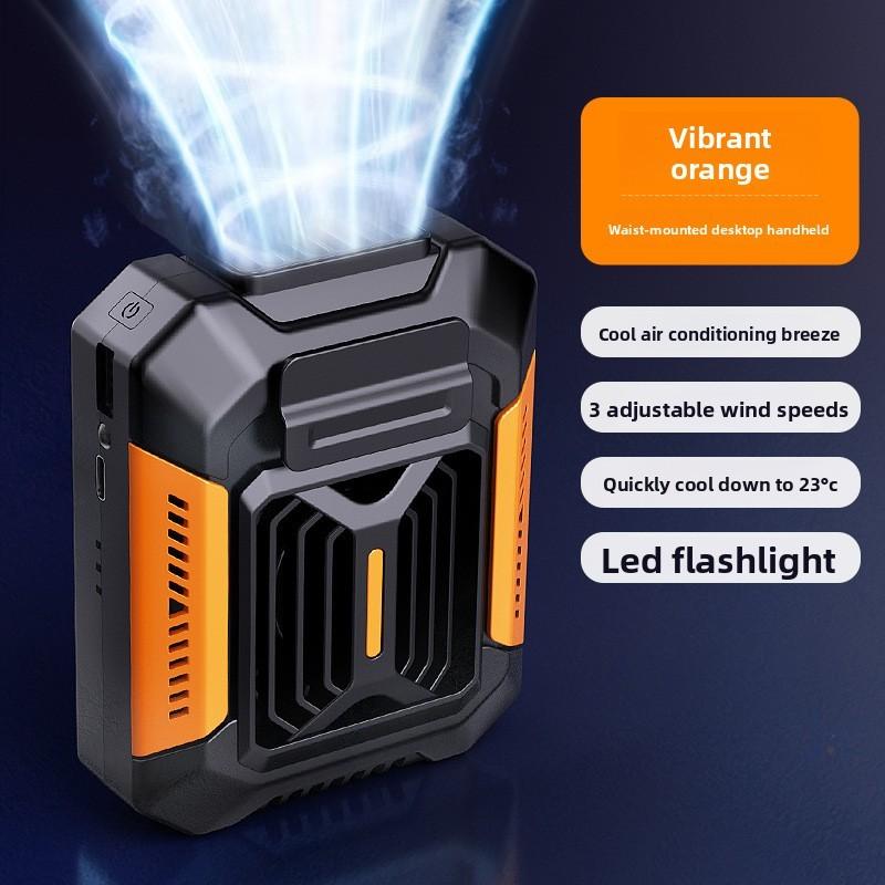 Portable Neck Fan With Usb Rechargeable Battery For Outdoor Travel And Office Use