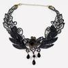 Accessoires Damen Halsband Cervical Court Gothic Hottie Halskette Spitzenhalsband Choker Schlüsselbeinkette Kragen Vintage