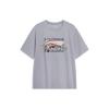 Sports Life Series Basketball Print Round Neck Short Sleeve T-Shirt Men Tops Gray AHST595-4