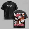 Vintage Washed Natsu Dragneel Graphic T-shirt Anime Fairy Tail Oversized T Shirt Men Women Clothing
