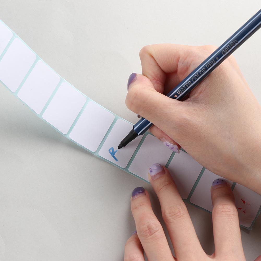 Convenient Blank Tag Supermarket Price Adhesive Paper Package Label Thermal Sticker Waterproof