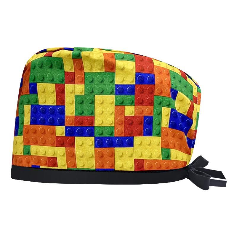 Women's Cotton Surgical Cap - Tie-up Medical, Dental, Salon, and Chemotherapy Head Coverings