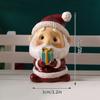 Christmas Decorations Resin Miniature Figurines Mini  Santa Claus Snowman Xmas Tree for Xmas Goodie Bag Fillers Party Favors