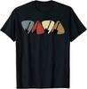 Retro Vintage Gitarrenspieler Gitarrist Bassist Musiker Unisex T-Shirt