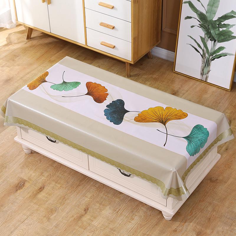 Waterproof PVC Plaid Tablecloth: Anti-Scalding, Washable, Oil & Dirt-Resistant Table Mat for Coffee Tables & Dorms.