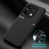 For Xiaomi POCO M6 Pro 4G Case Car Magnetic Holder Phone Case For Poco M 6 M6 Pro Pocophone M6Pro PocoM6 Pro Leather Back Cover