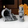 Candle Moulds Hand-Making Soap Molds Death Shape Clay Mould Silicone Crafting Moulds Suitable for Hand-Making Project