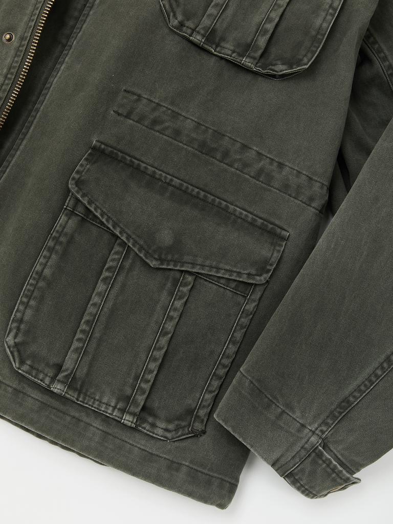Ikalook Pigment Washed Field Jacket Djp117