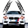 2Pcs Monster Claw Markings Car Headlights Stickersstripe Scratchesdecalsvinyl Suitable For Sportspickup Trucksmotorcycles