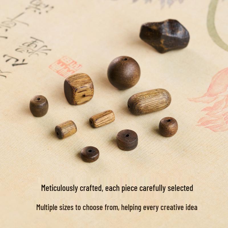 Agarwood & Sandalwood Irregular Beads for DIY Bracelets