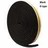 D/E/P/I Type Anti Collision Noise Insulation Rubber Draught Excluder Foam Seal Strip Window Door