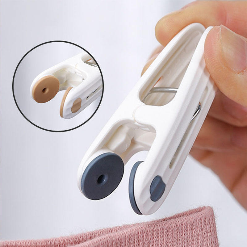 12Pcs Clothes Pegs Dry Quilt Single Clothespins Household Cotton Quilt Hanger Fixed Large Windproof Clip Clothes Quilt Organizer