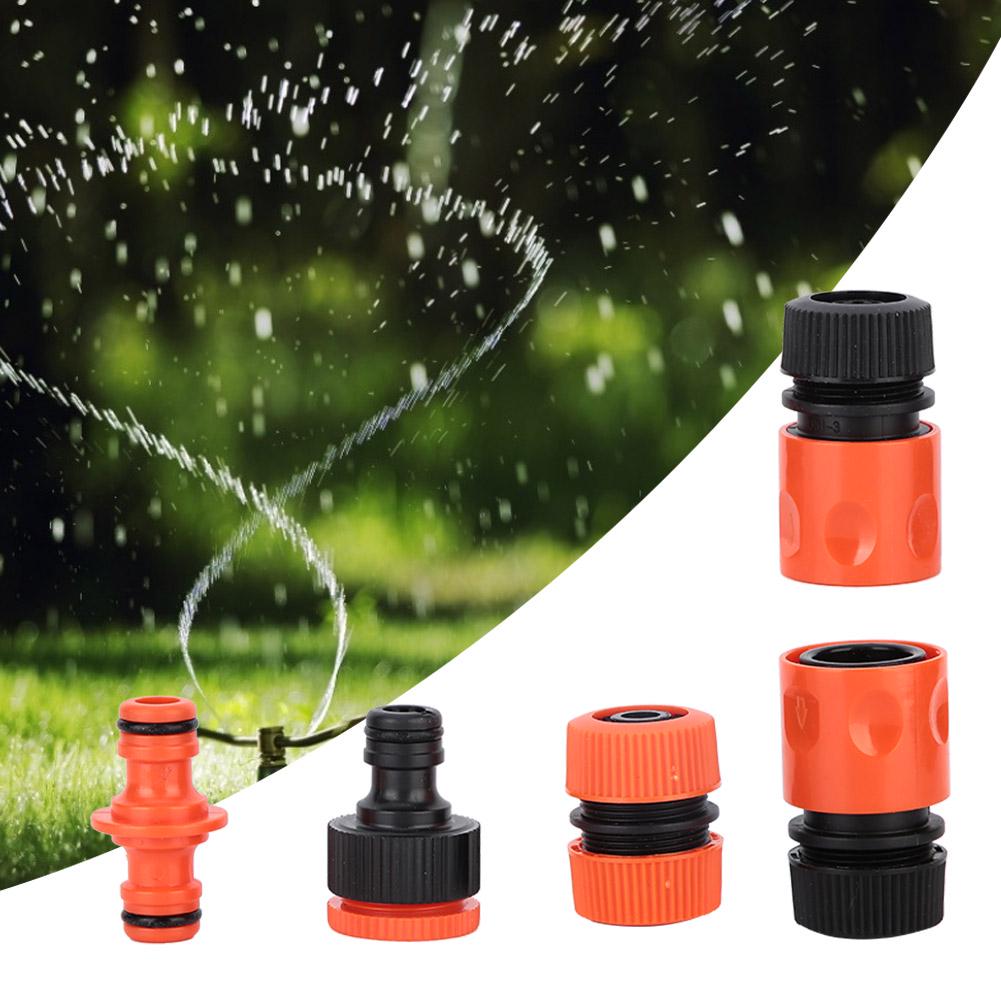 5pcs G1 2" ABS Hose Connector Garden Irrigation Watering Tube Joint for PVC Water Pipe