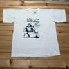 Vintage 80s IL Fascismo E Un Ricordo Da Non Calpestare Graphic T-Shirt - Medium Unisex T-Shirt