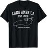 Lake America Previously Ontario Funny Canada USA Minimalist Unisex T-Shirt