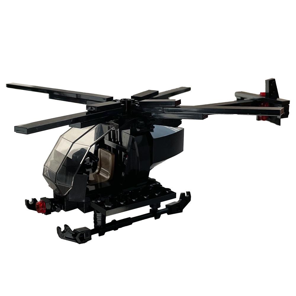 Desert Hummer Special Police Patrol Car Armored Car Building Blocks Jeep Small Particles Assembled Children's Toy Gifts