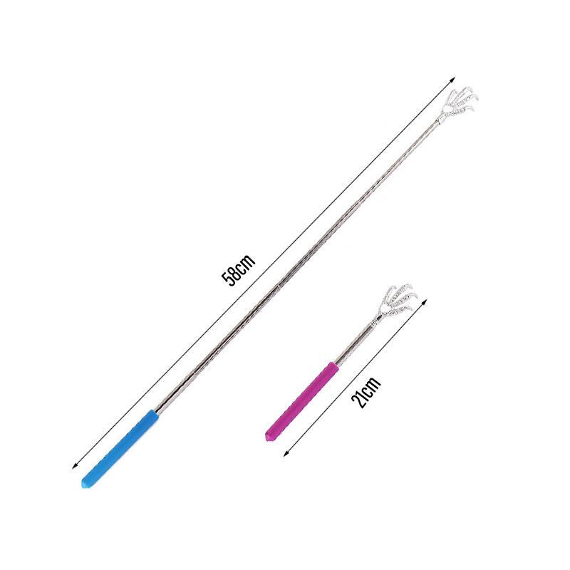 FACENIX Eagle Claw Telescopic Back Scratcher Stainless Steel Back Massager Body Scratcher Tool