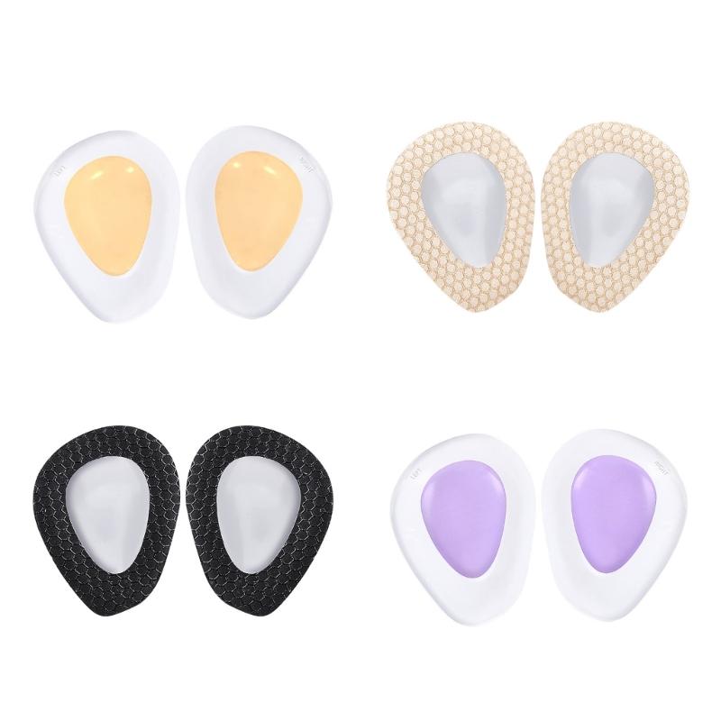 4Pairs Anti Blisters Forefoot Sticker Adhesive Gel Insoles Anti Chafing Shoe Inserts High Heel Protectors Pad For Women