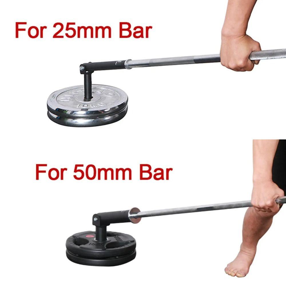 Rowing T-Bar Facile à Installer 25mm/50mm Accessoire Barre d'Haltères Landmine Solide Inserts pour Poids Maison
